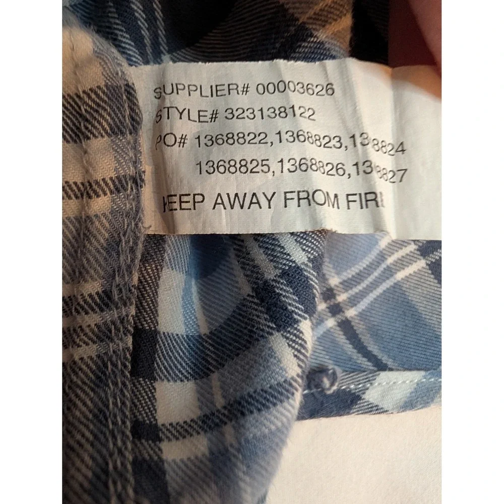 Ralph Lauren Boys Blue‎ White Plaid Button Down Shirt M 10-12 323138122